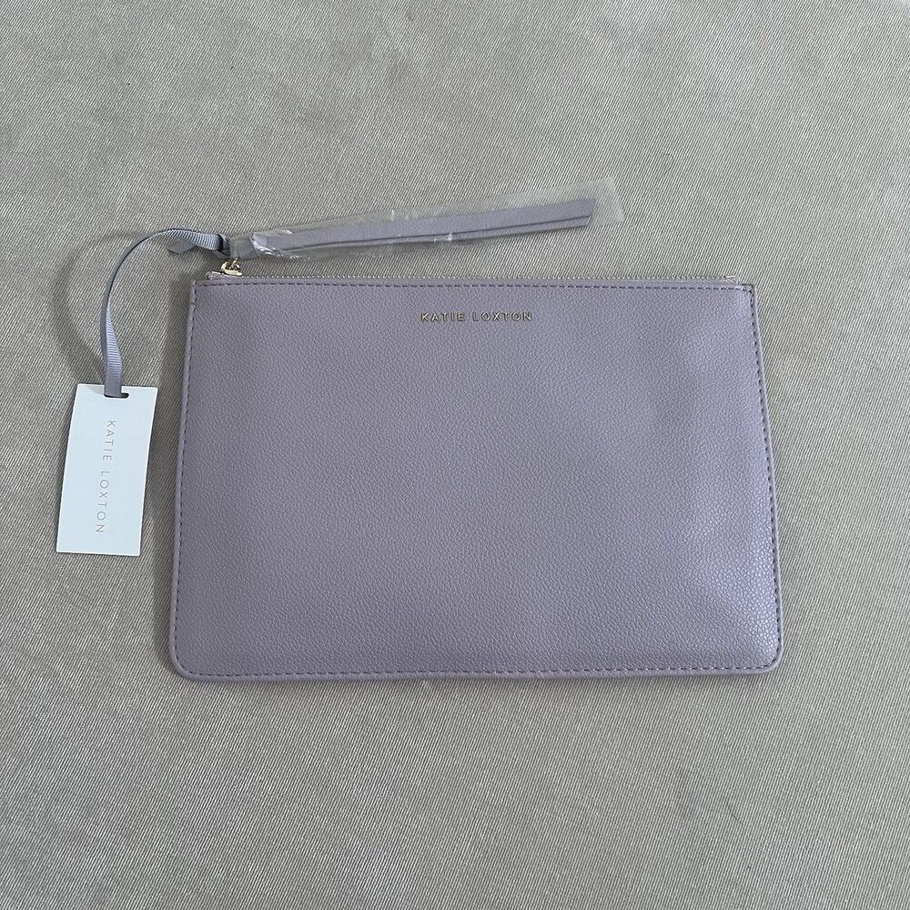 Katie Loxton Birthstone Perfect Pouch In Lilac NWT